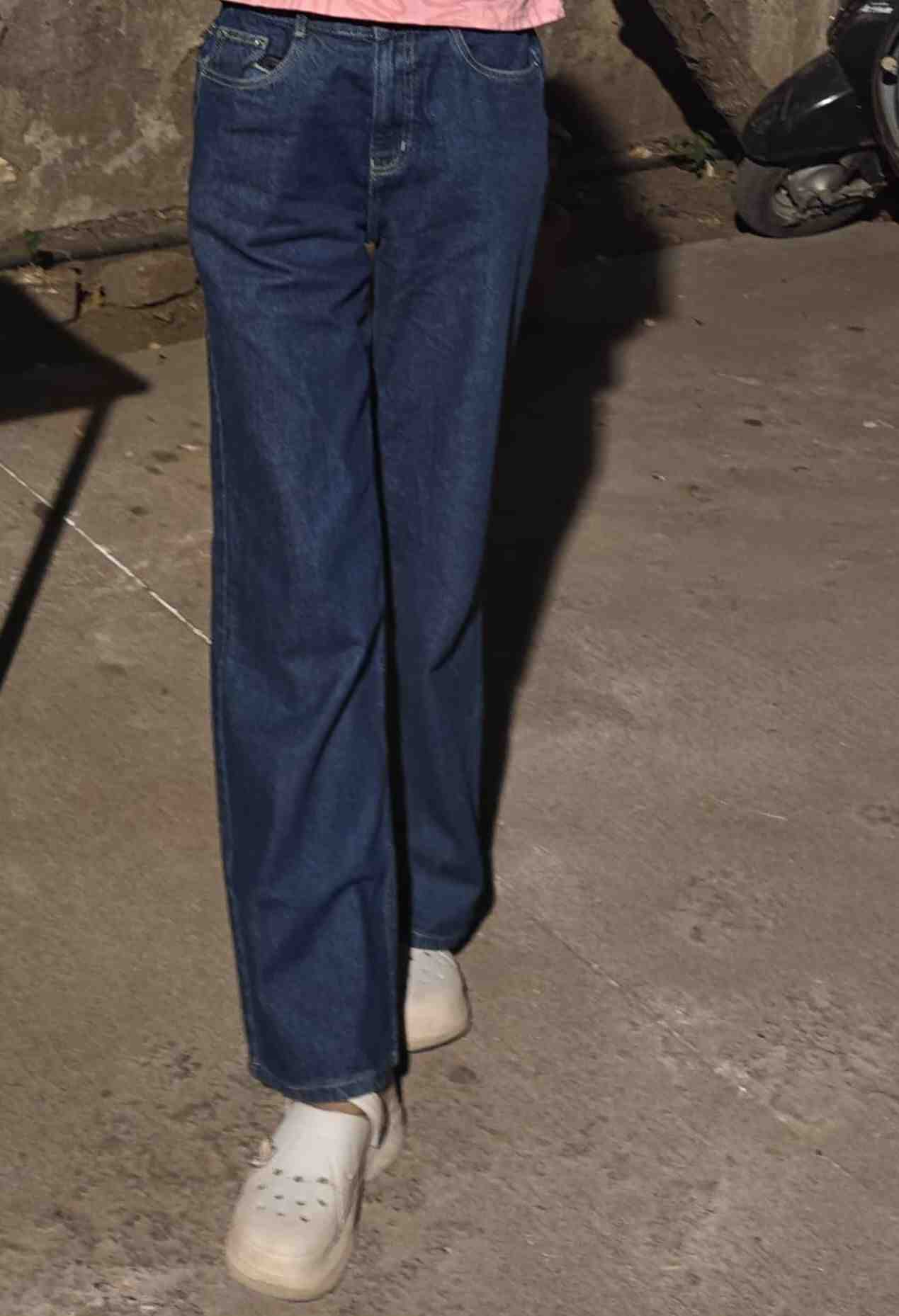 [ ] Super Wide Leg Fit Dark Blue Jeans ★大人気★ JJXX Wide leg Jeans 'Tokyo' in Dark Blue | ABOUT YOU