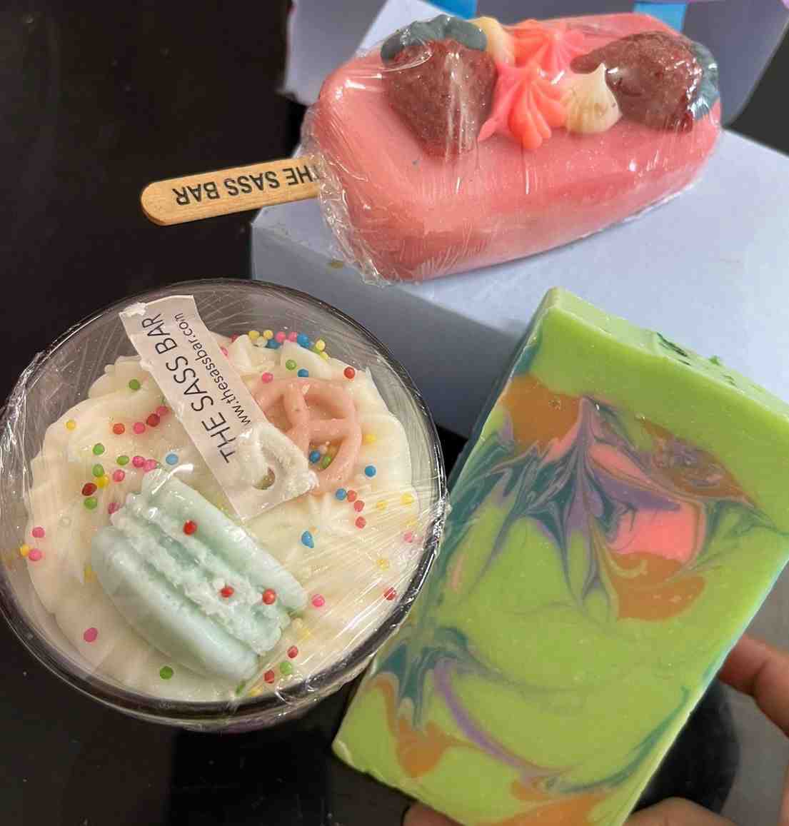 Strawberries N' Cream Popsicle Soap – THE SASS BAR