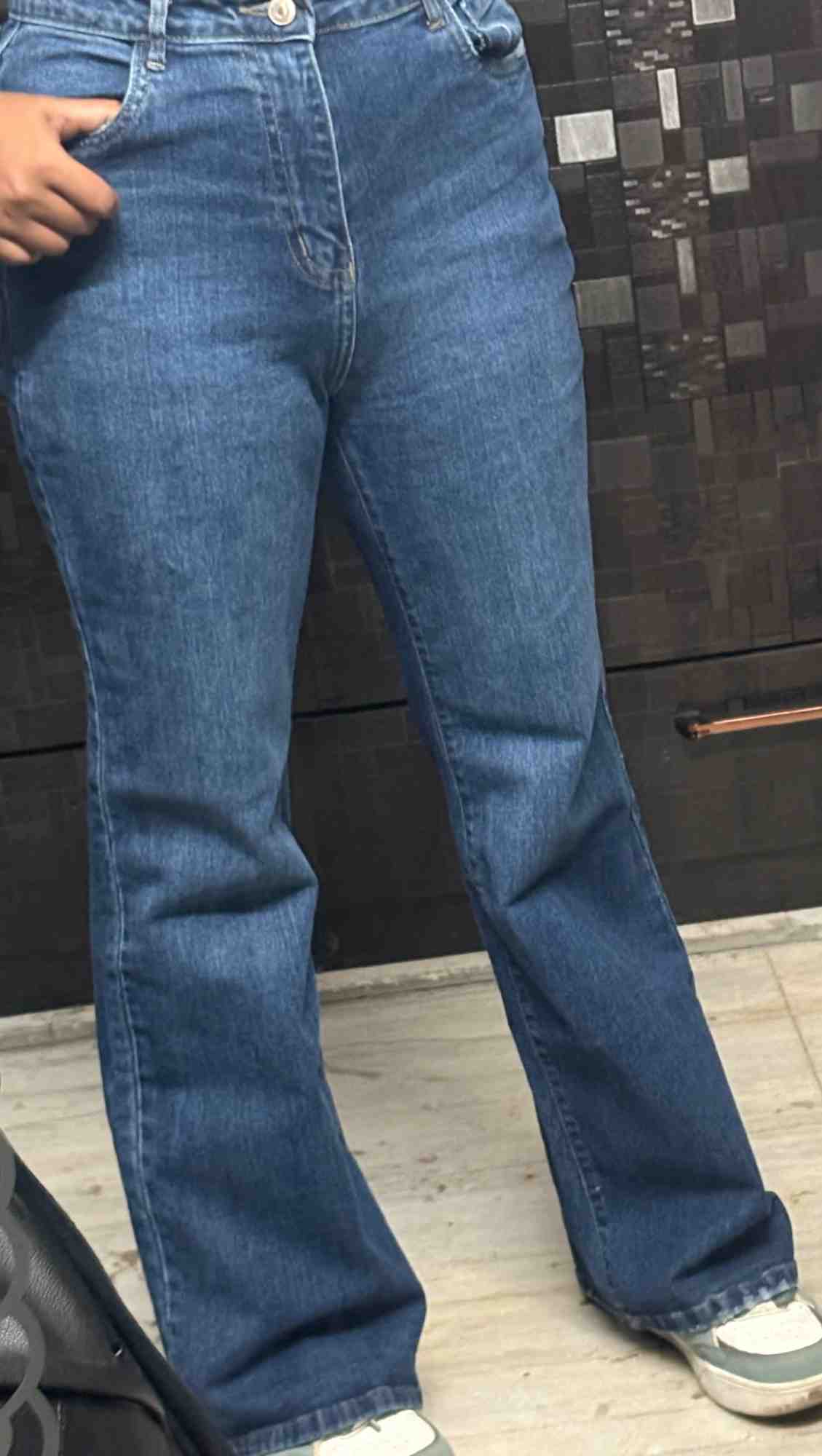 Premium Midnight Blue Whisker Bootcut Jeans